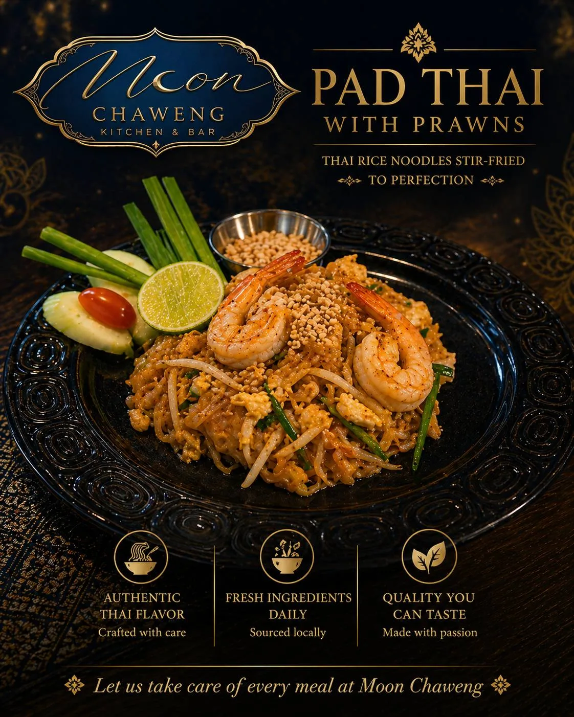 ผัดไทยกุ้ง